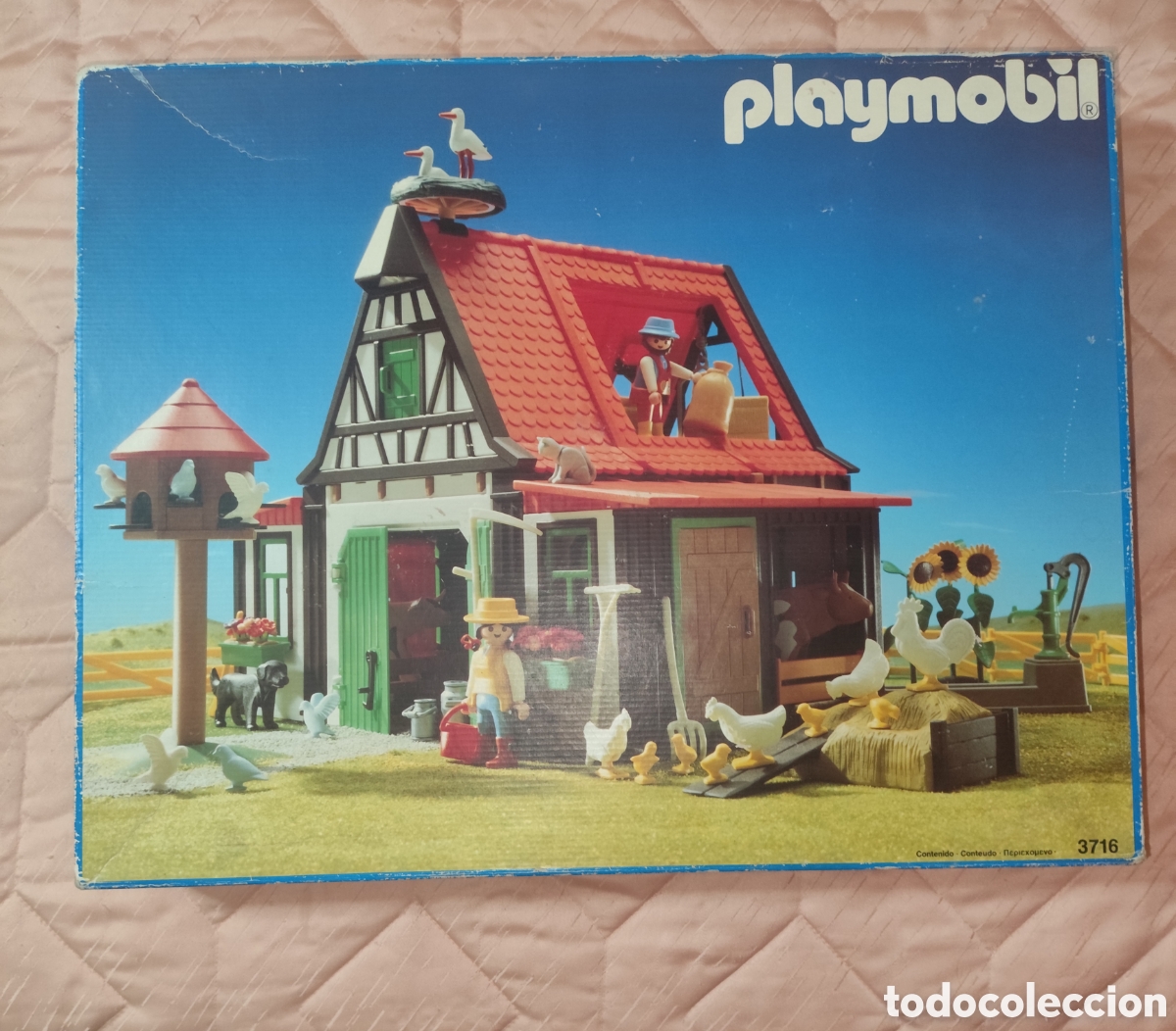 Playmobil: Lote de 2 sets Playmobil Castillo Caballeros Medievales 3030 y Granja 3716