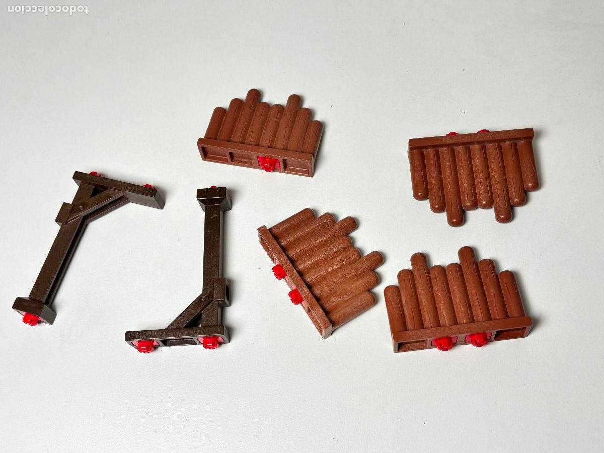 Playmobil: Playmobil 3023 pilar y pared lateral torre fuerte oeste