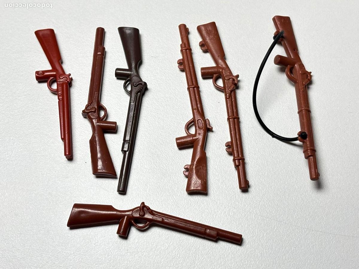 Playmobil: Playmobil lote fusil escopeta rifle vaquero oeste