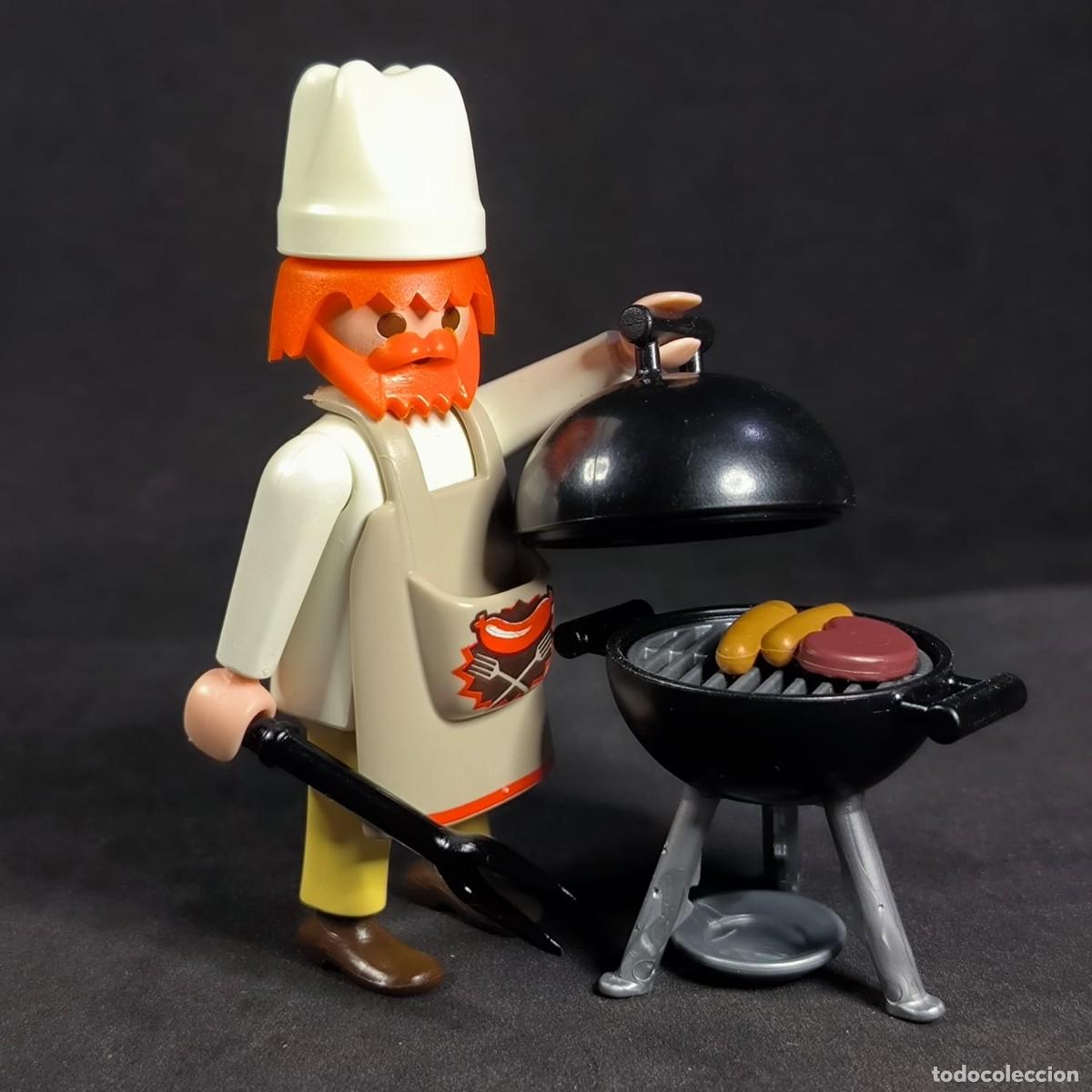 Playmobil: Playmobil cocinero con grill ☼