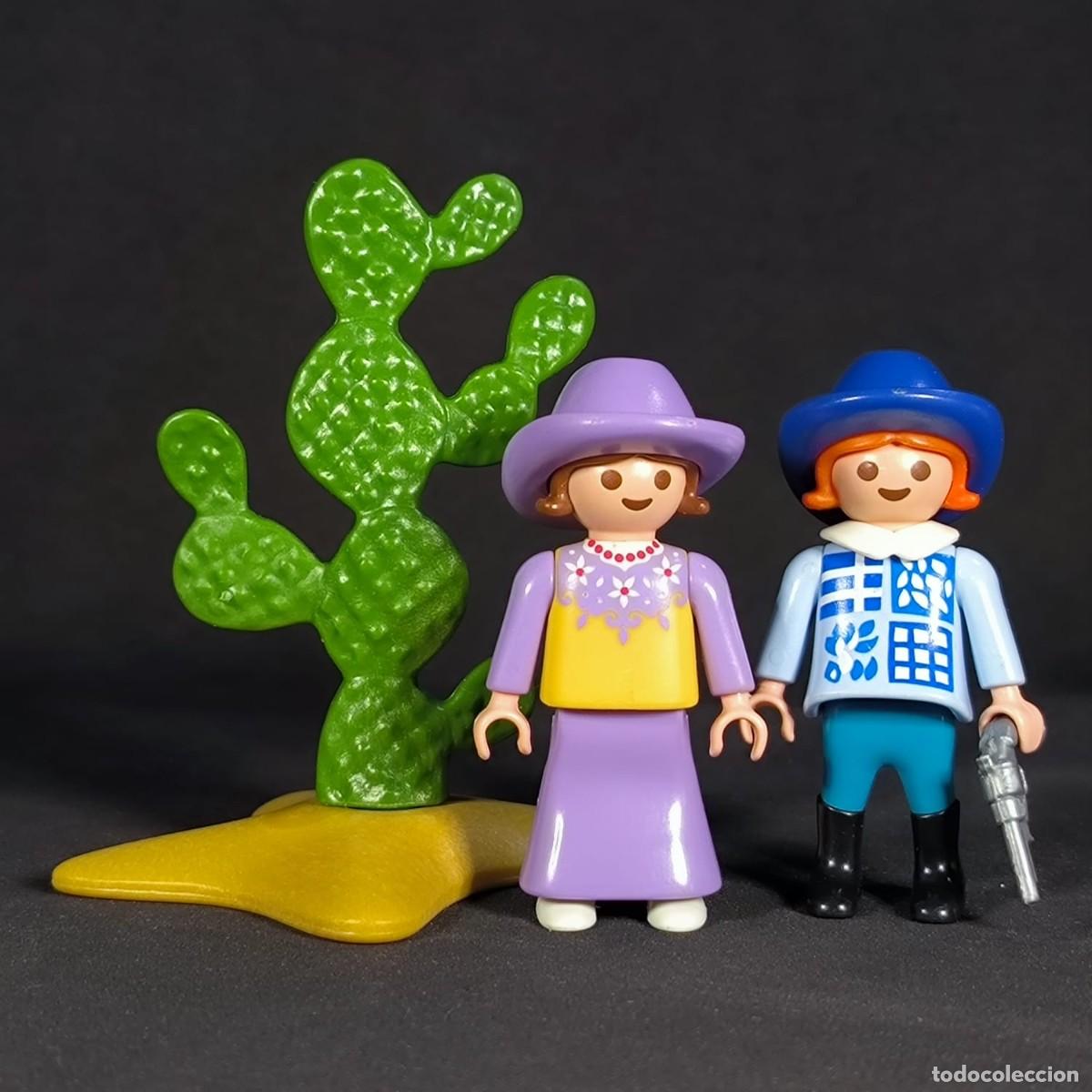 Playmobil: Playmobil ni&ntilde;os vaqueros con cactus ☼