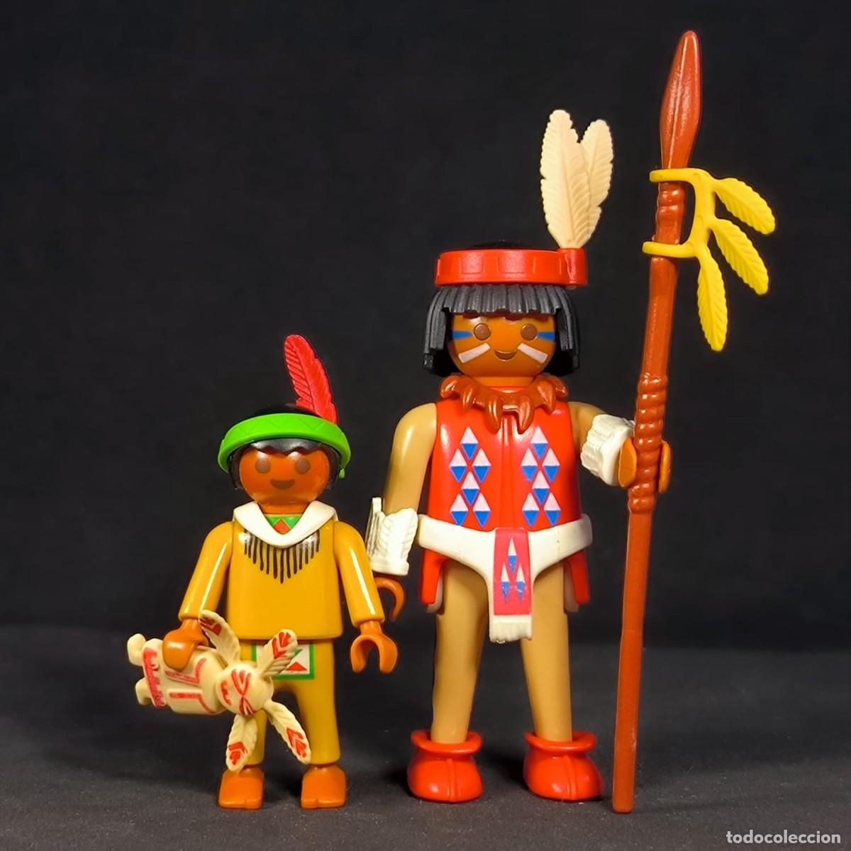 Playmobil: Playmobil indio con ni&ntilde;o ☼
