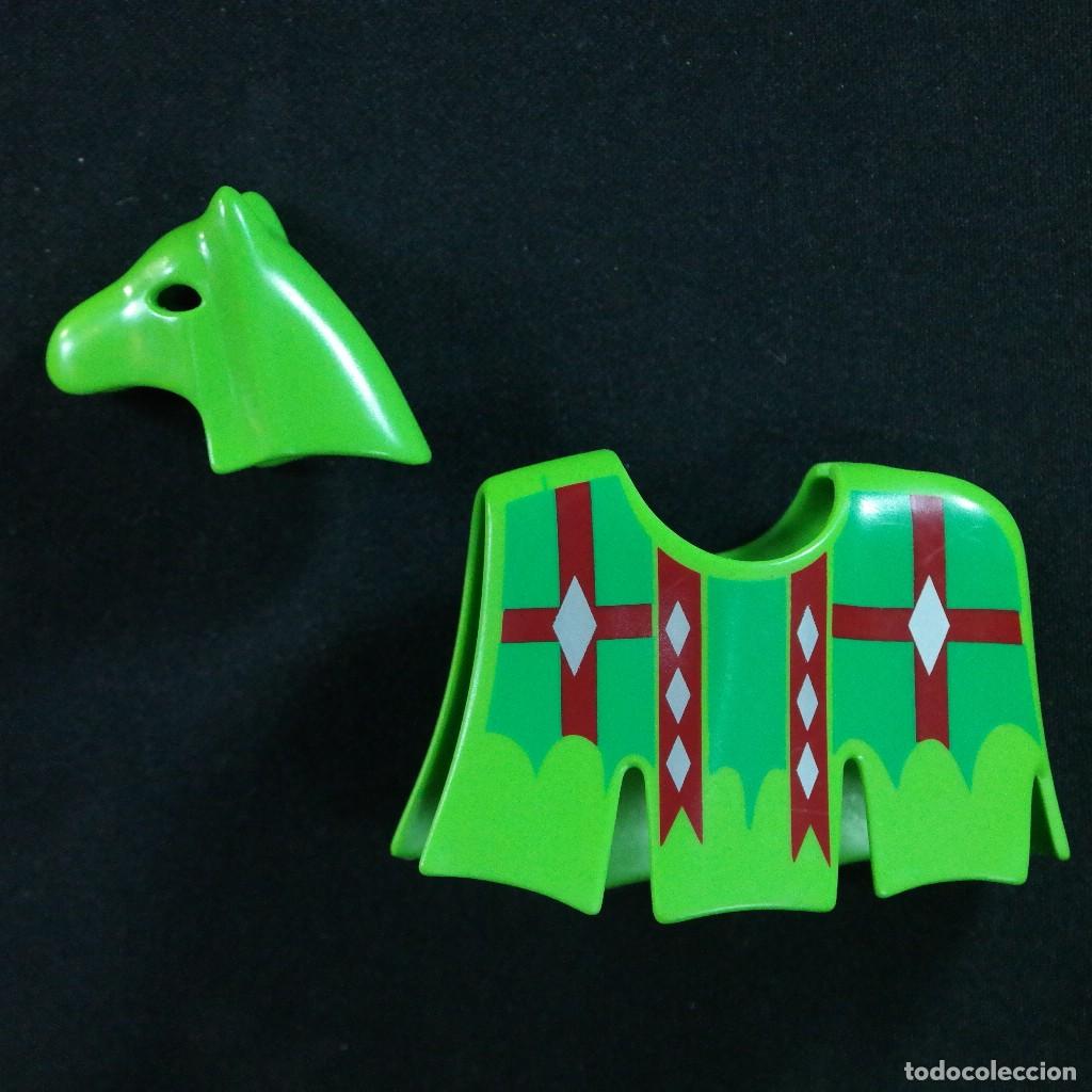 Playmobil: Playmobil manta caballo medeival☼