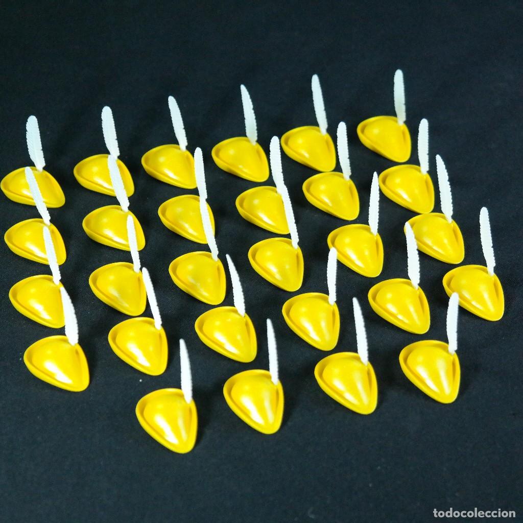Playmobil: Playmobil gorros arqueros amarillos con plumas ☼