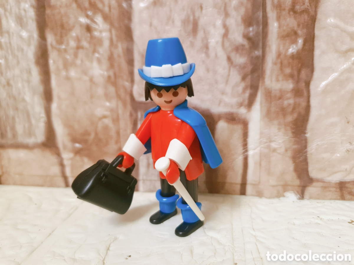 Playmobil: PLAYMOBIL DIFICIL ARISTOCRATA VICTORIANO 3543 BASTON POLAINAS CAPA SOMBRERO AZUL CASA MANSION