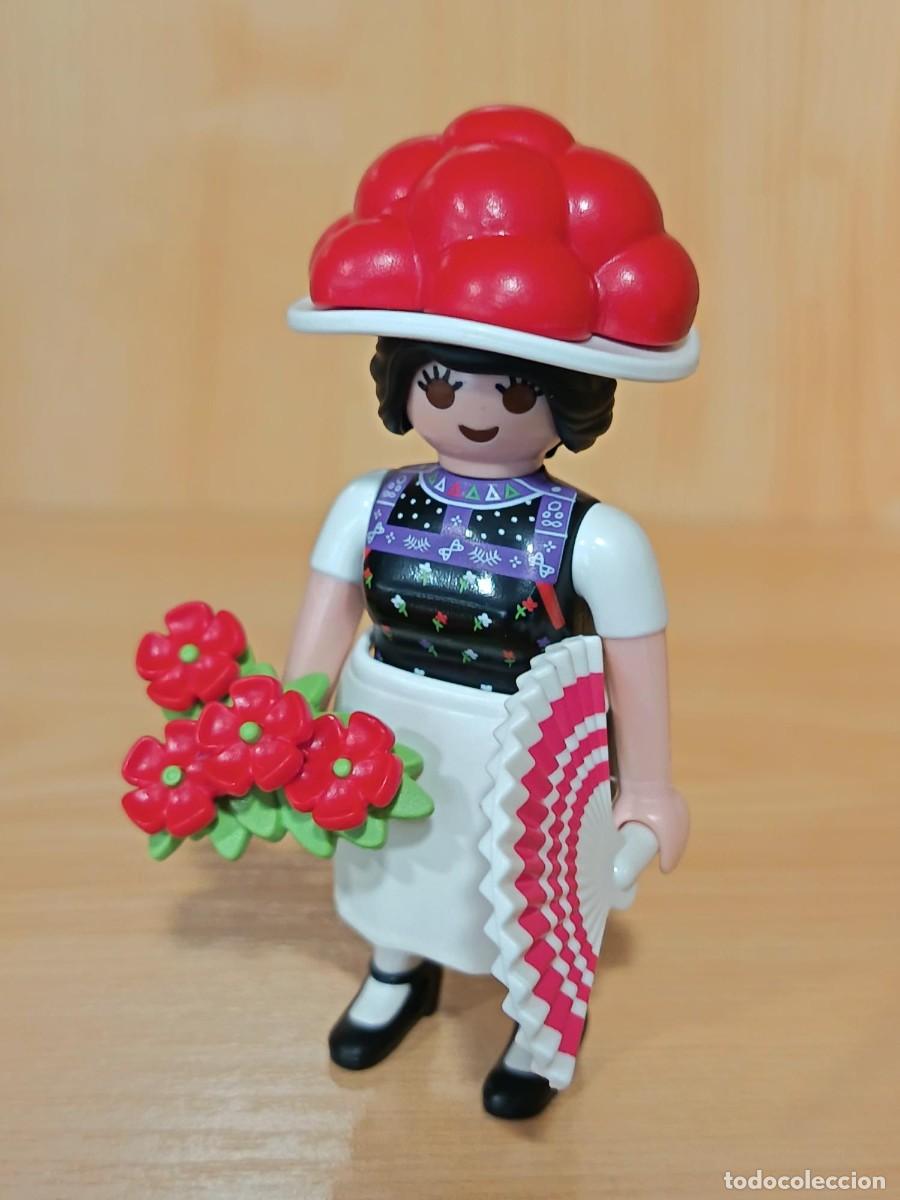 Playmobil: PLAYMOBIL MUJER CON FLORES Y ABANICO - 13/6/26