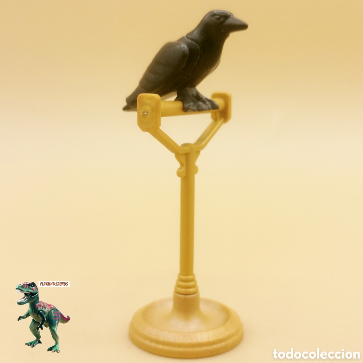 Playmobil: Playmobil soporte dorado cuervo mago bruja hechicero druida astronomo castillo torre torreon merlin