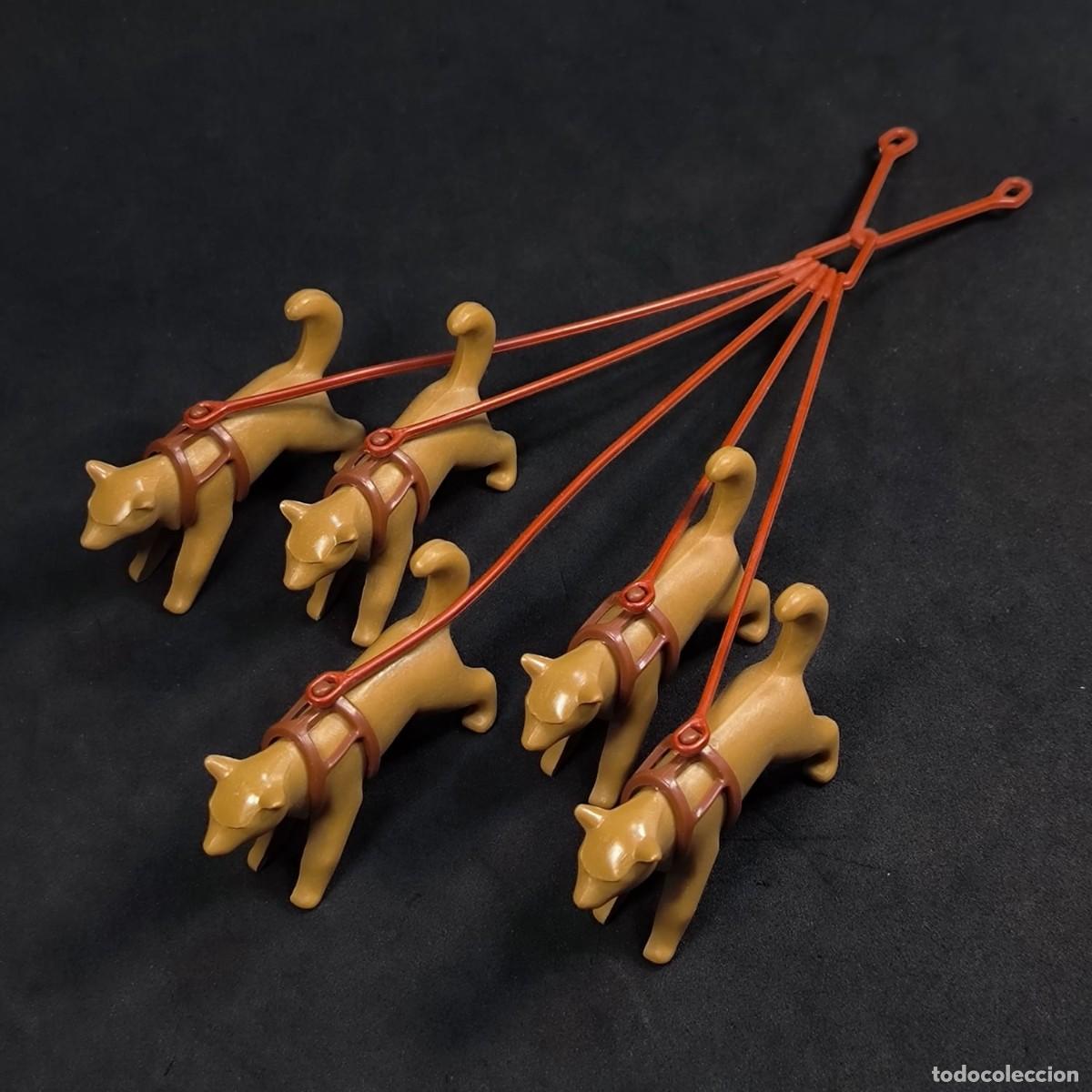 Playmobil: Playmobil perros con arnes para trineo esquimal 3466 ☼