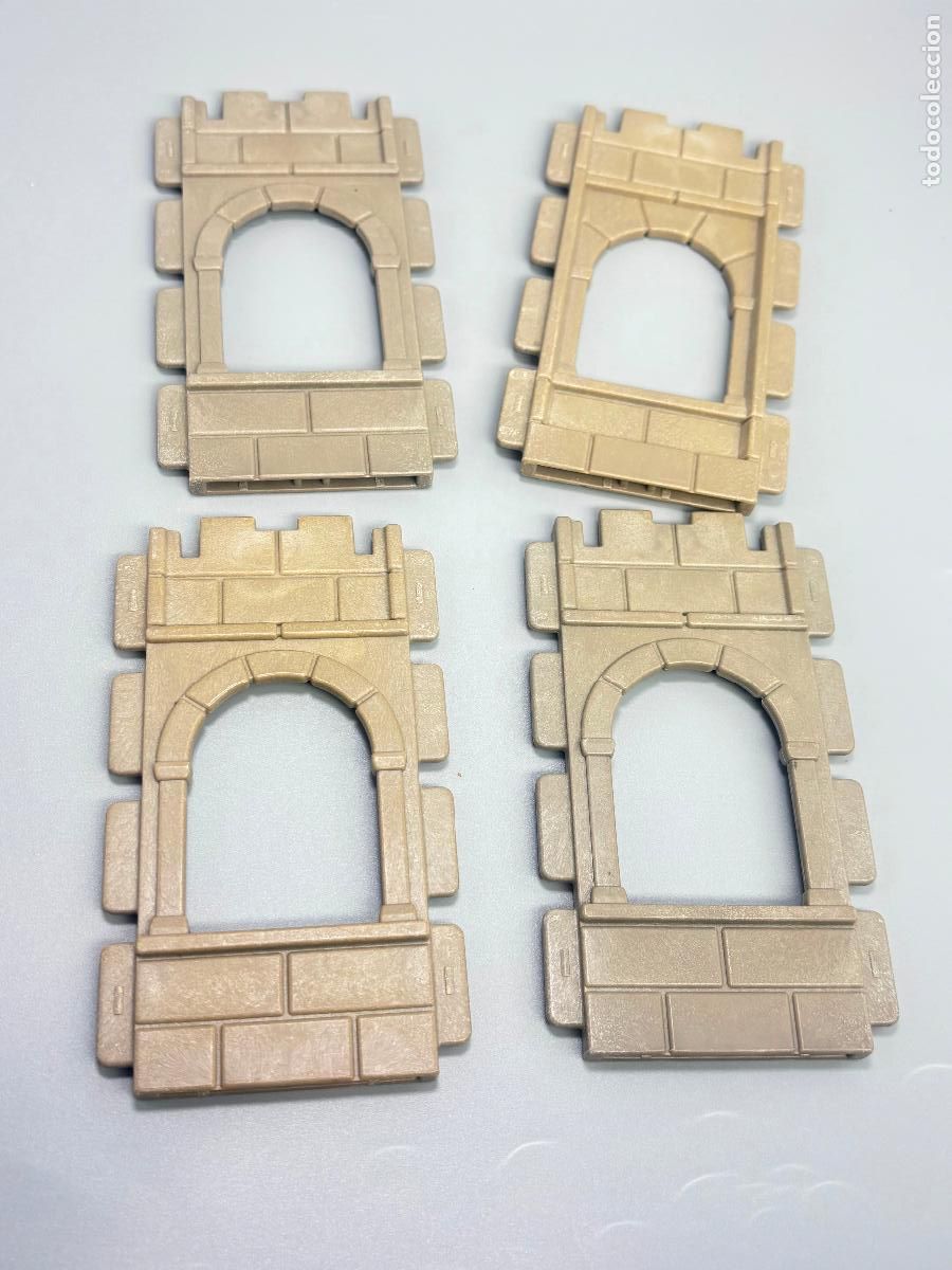 Playmobil: Playmobil lote pared con hueco ventana casa castillo medieval