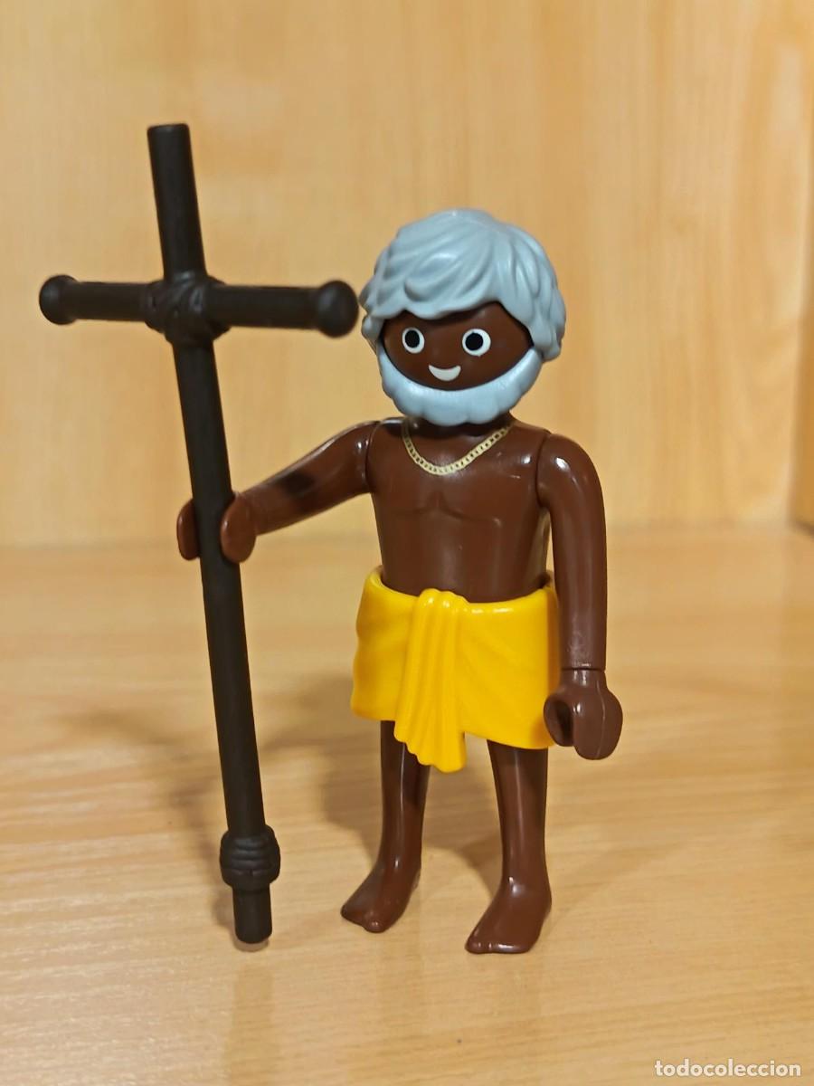 Playmobil: PLAYMOBIL PEREGRINO CON CRUZ NEGRO , BELEN - 10/7/25