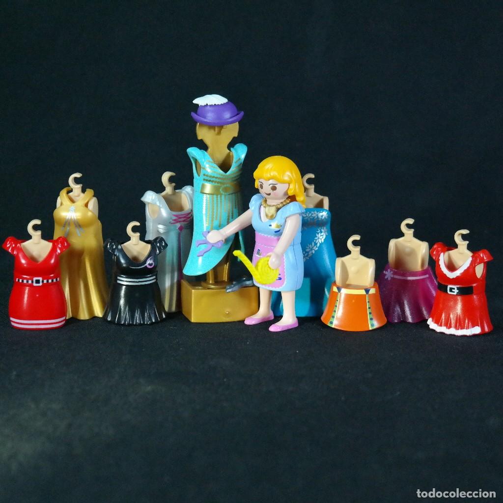 Playmobil: Playmobil mujer sastre con vestidos ☼