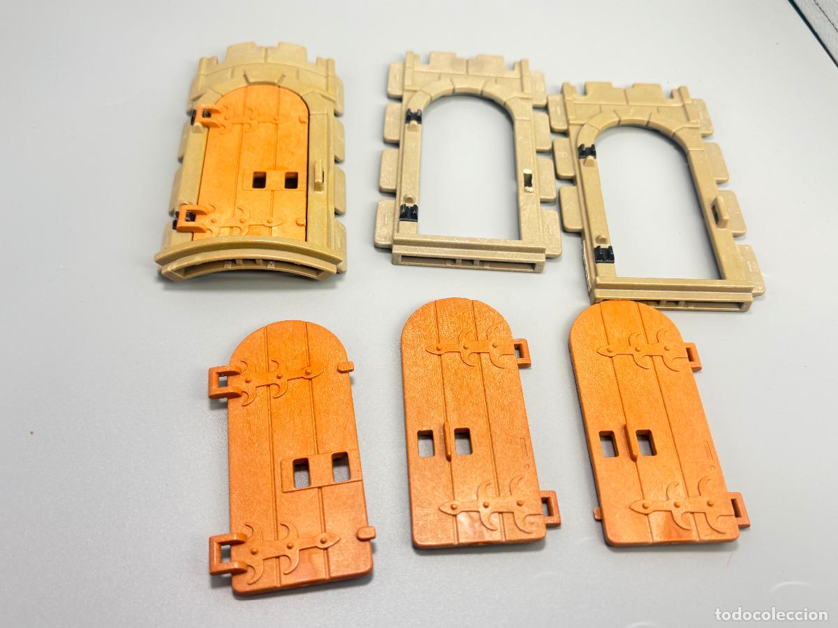Playmobil: Playmobil lote pared puerta defecto pesta&ntilde;a casa castillo