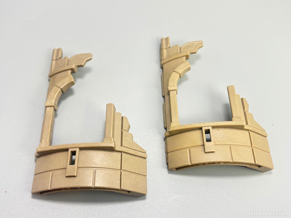 Playmobil: Playmobil lote pared arqueada derruida casa castillo