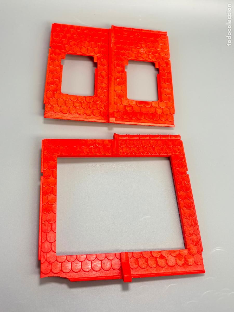 Playmobil: Playmobil lote tejado doble pesta&ntilde;a casa castillo
