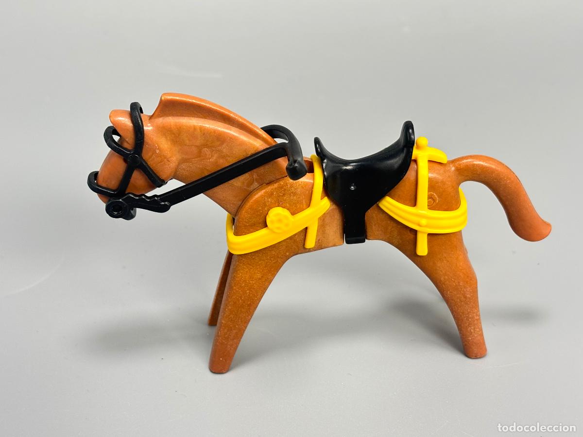 Playmobil: Playmobil caballo con silla y rienda medieval