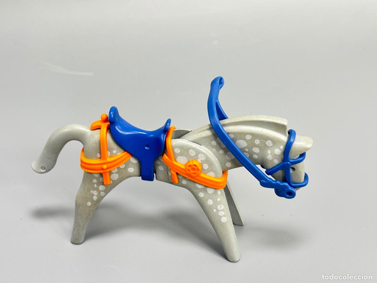Playmobil: Playmobil caballo con silla y rienda medieval