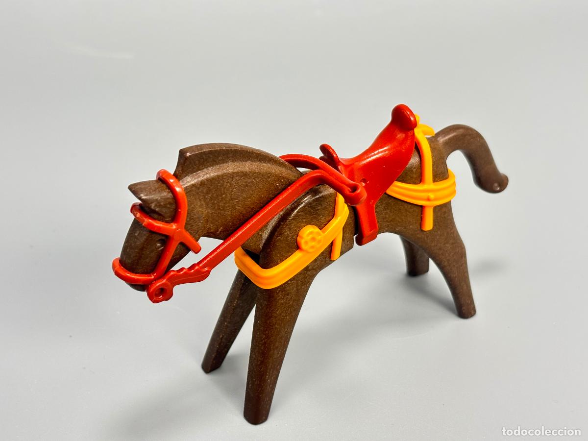 Playmobil: Playmobil caballo con silla y rienda medieval