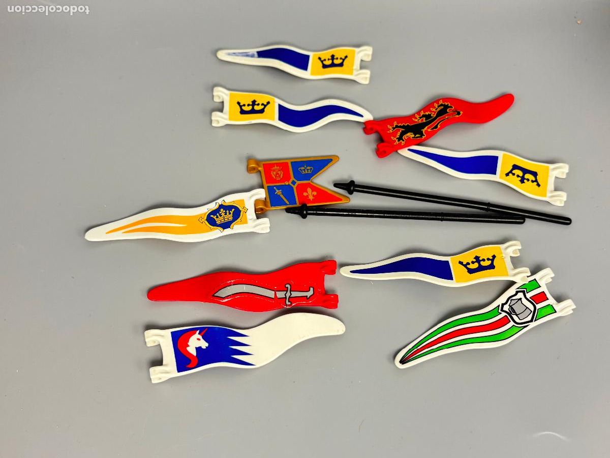 Playmobil: Playmobil lote bandera medieval