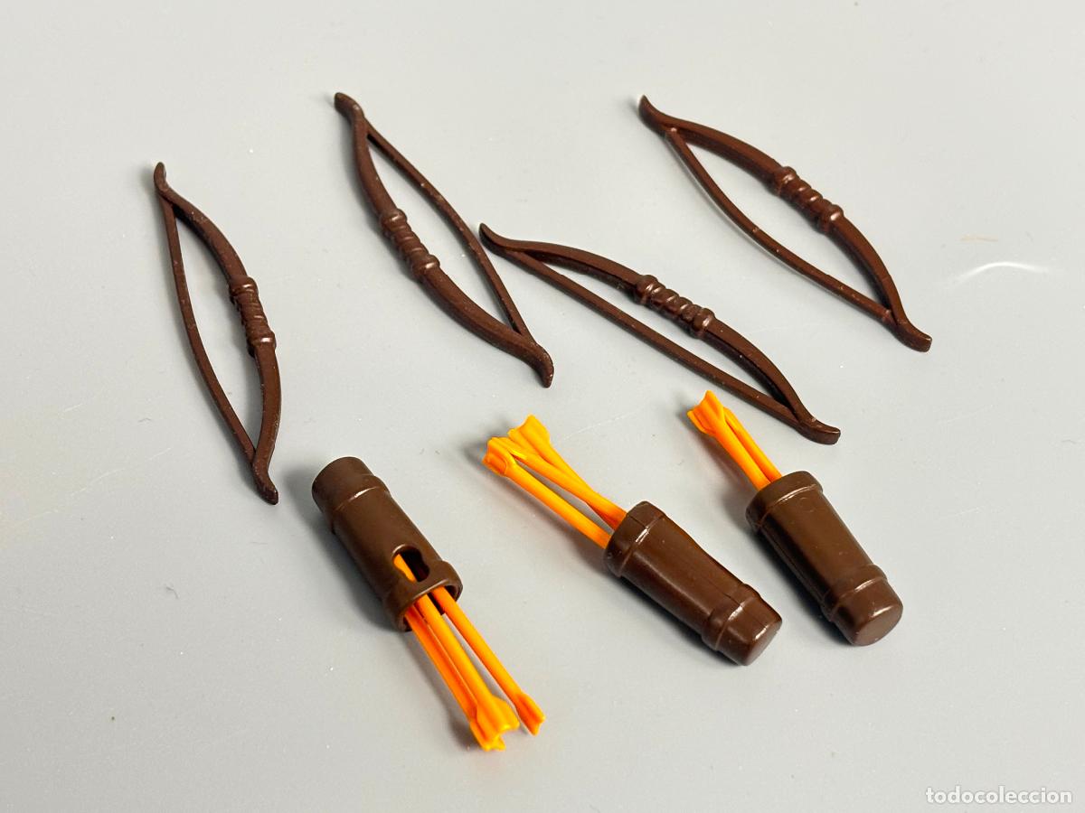 Playmobil: Playmobil lote arco con flechas medieval indio
