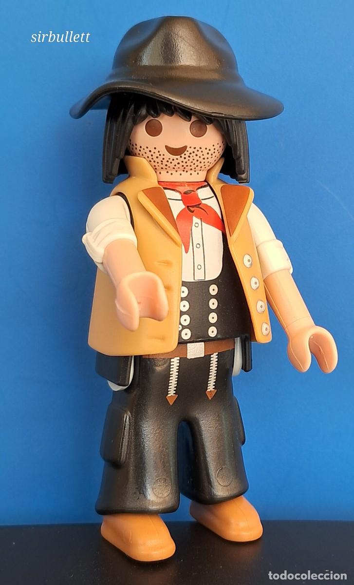 Playmobil: Figura carpintero alem&aacute;n. Playmobil. Serie 17 70242. Peregrino medieval bel&eacute;n granja