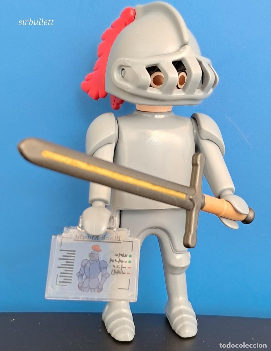 Playmobil: Figura Caballero Negro (Black Knight). Playmobil. Serie 1 70288 70709. Medieval fantasma Scooby Doo