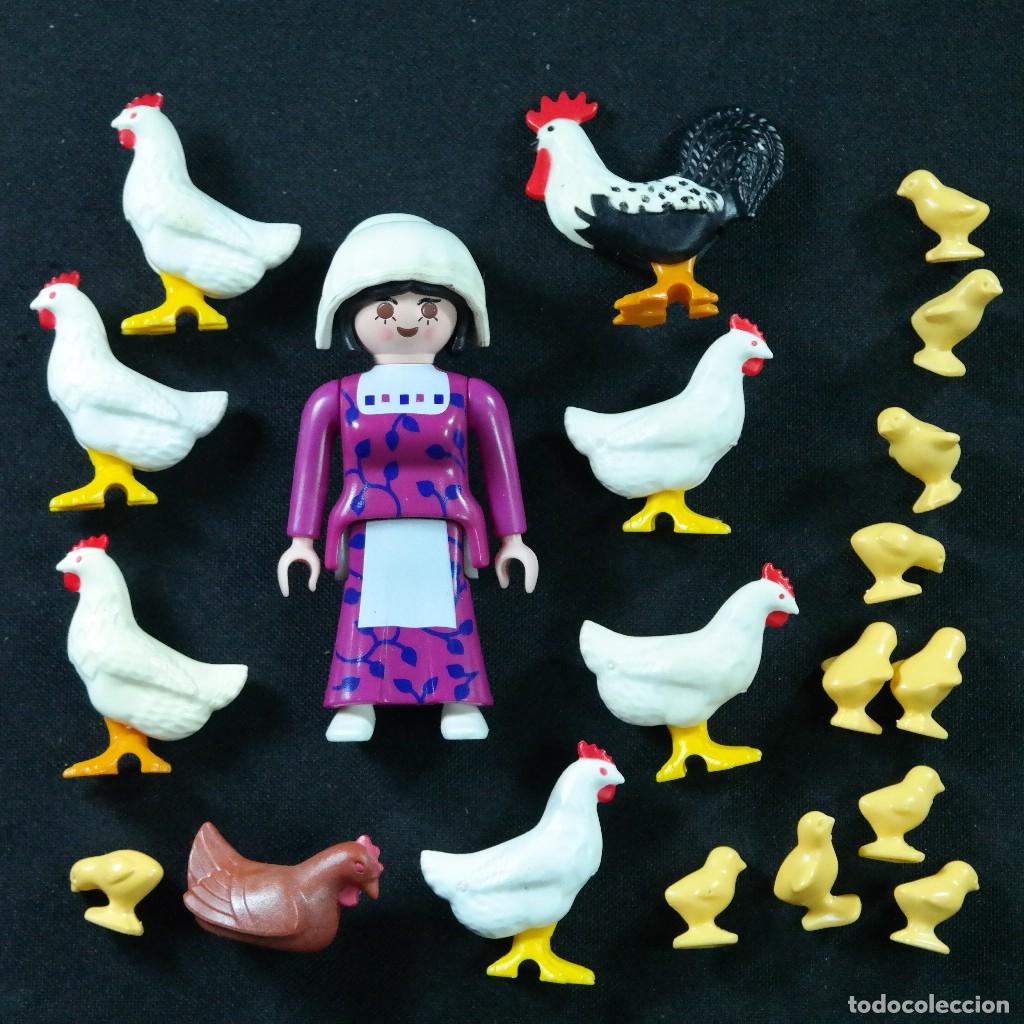Playmobil: Playmobil mujer con gallinas ☼