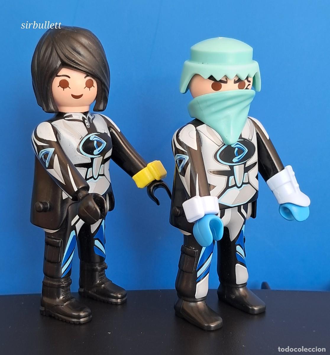 Playmobil: 2 figuras Espias top agents. Playmobil. 9254