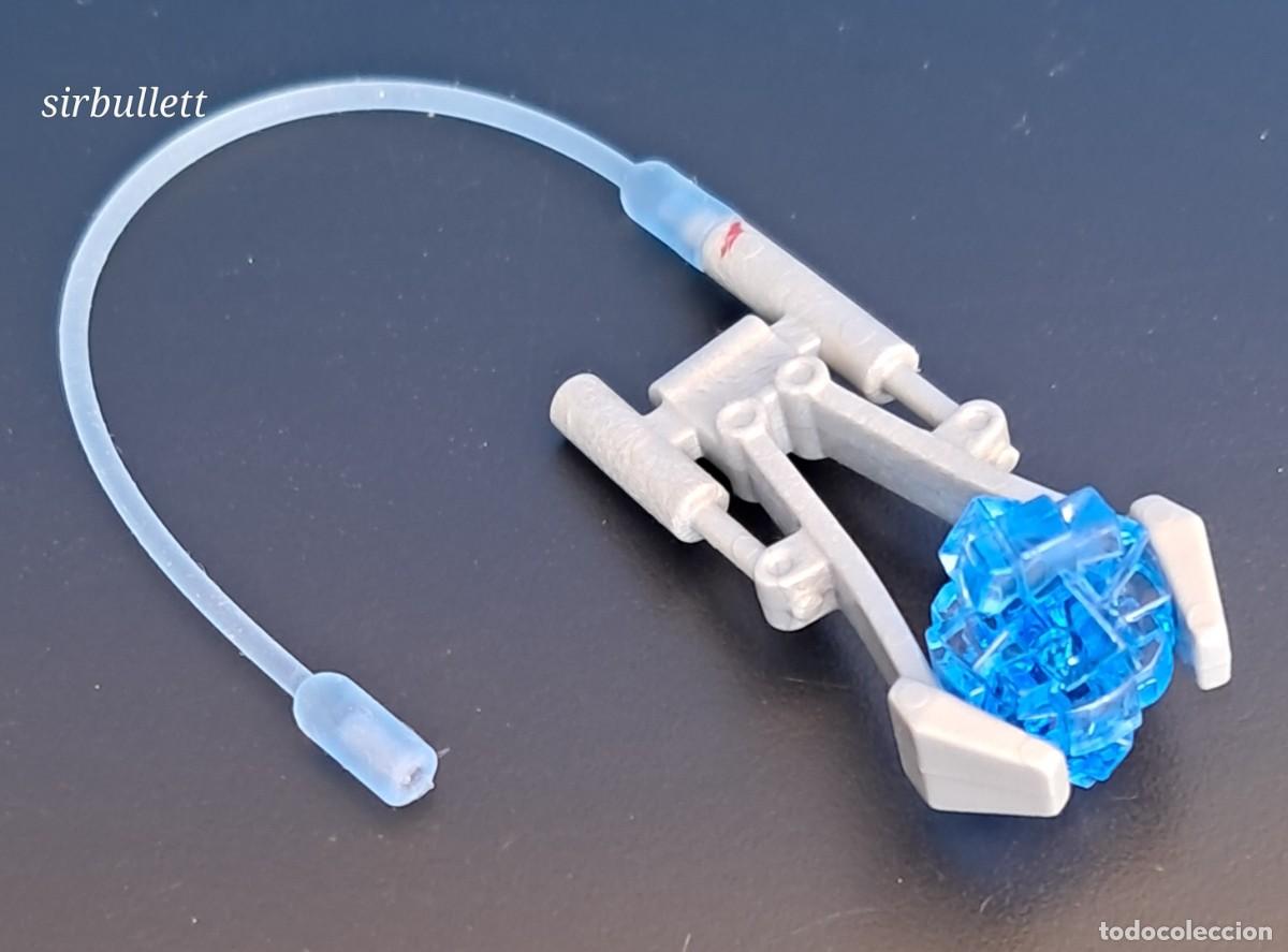 Playmobil: Accesorio astronauta. Pinzas Tubo conexi&oacute;n y roca mineral azul. Playmobil. Espacio