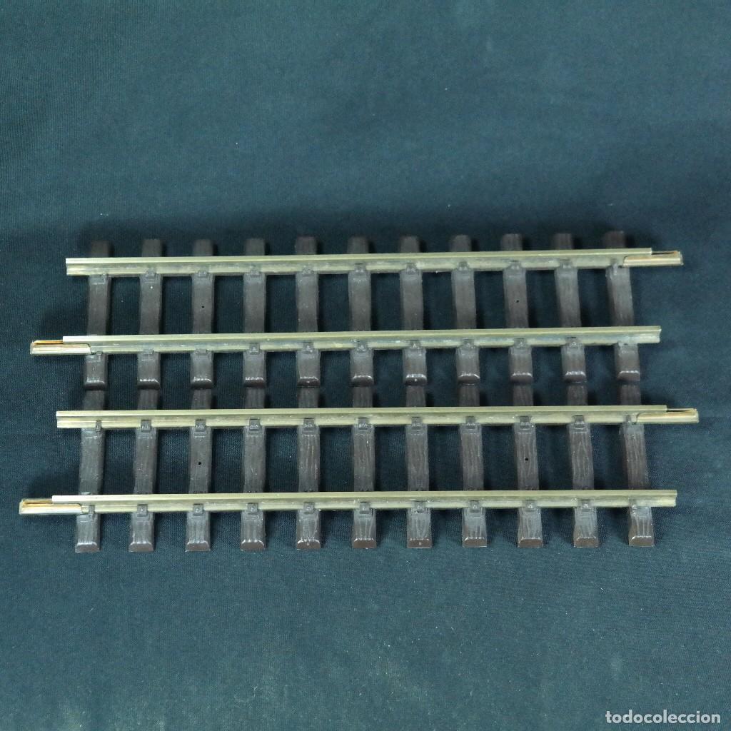 Playmobil: Lehmann 2 vias rectas de metal 300mm c/u ( para Playmobil ) ref.1000 ☼