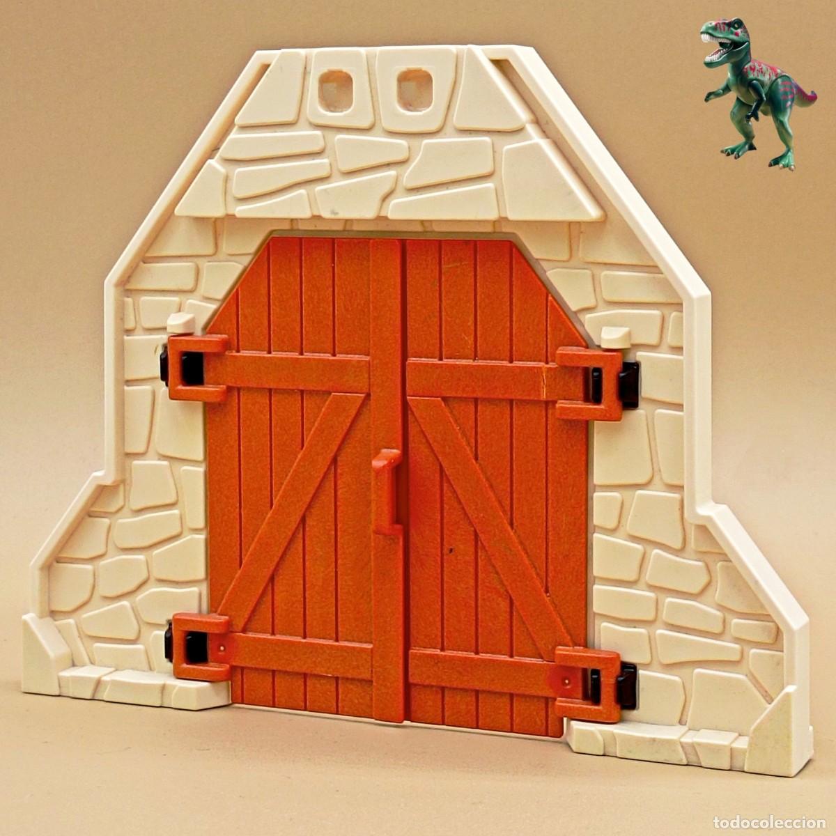 Playmobil: Playmobil pared superior de granero puertas marco tejado granja rancho system X 3072 30211520