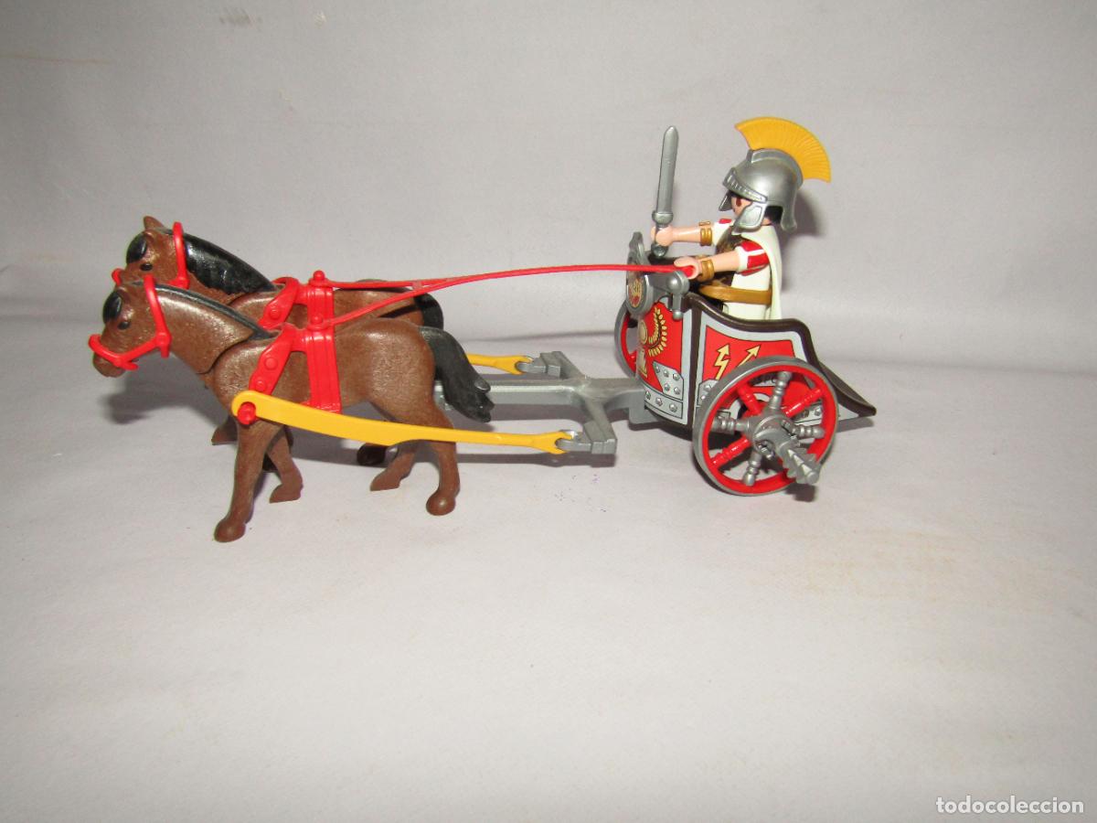 Playmobil: Cuadriga Biga Romana de PLAYMOBIL Nueva y Completa
