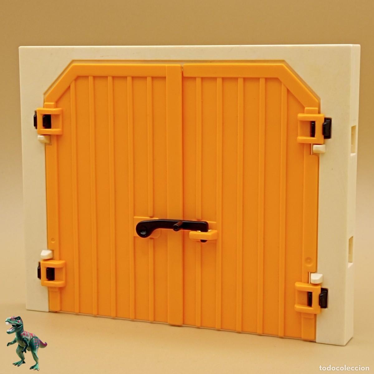 Playmobil: Playmobil entrada de granero puertas dobles amarillo naranja fachada pared system X 3072 30211530
