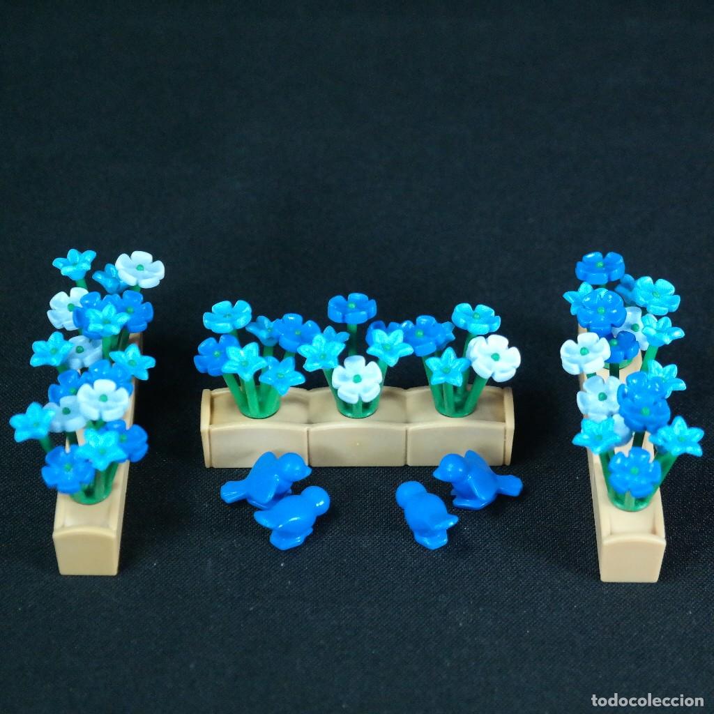 Playmobil: Playmobil flores celeste y azules ☼