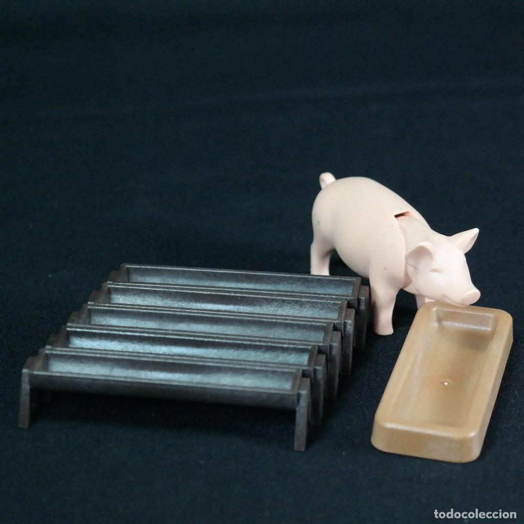 Playmobil: Playmobil chancho con comederos ☼