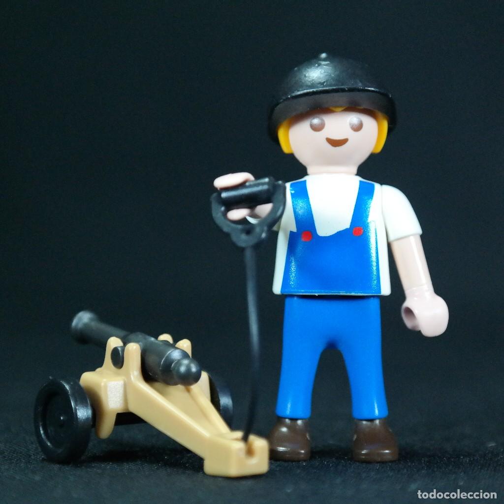 Playmobil: Playmobil ni&ntilde;o con ca&ntilde;on ☼