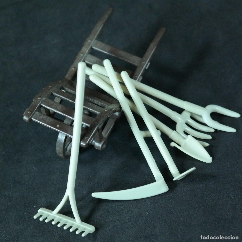 Playmobil: Playmobil carretilla con herramientas antiguas ☼