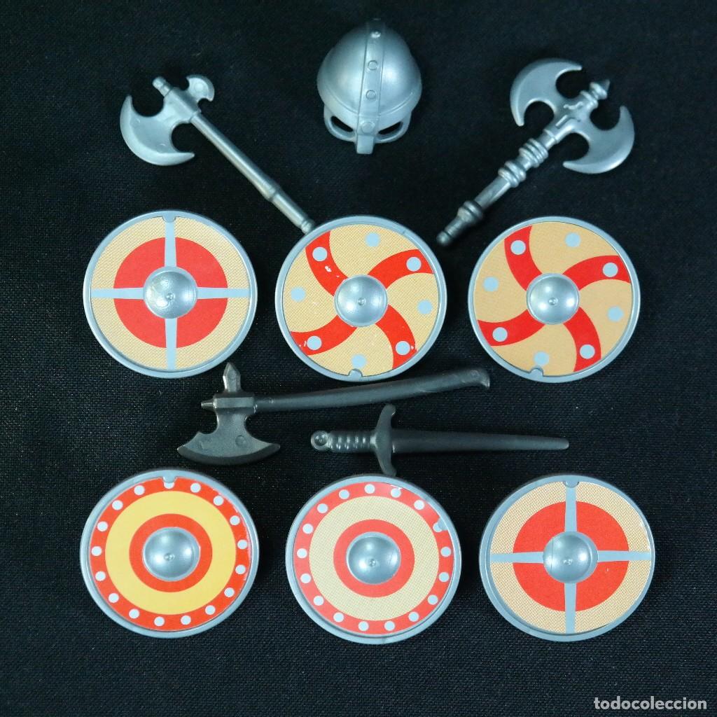 Playmobil: Playmobil escudos armas y casco vikingo ☼
