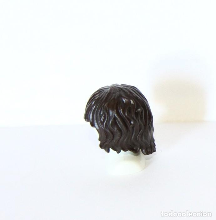 Playmobil: PLAYMOBIL MEDIEVAL PELO NEGRO MUJER CORTO PELUCA RIZADO