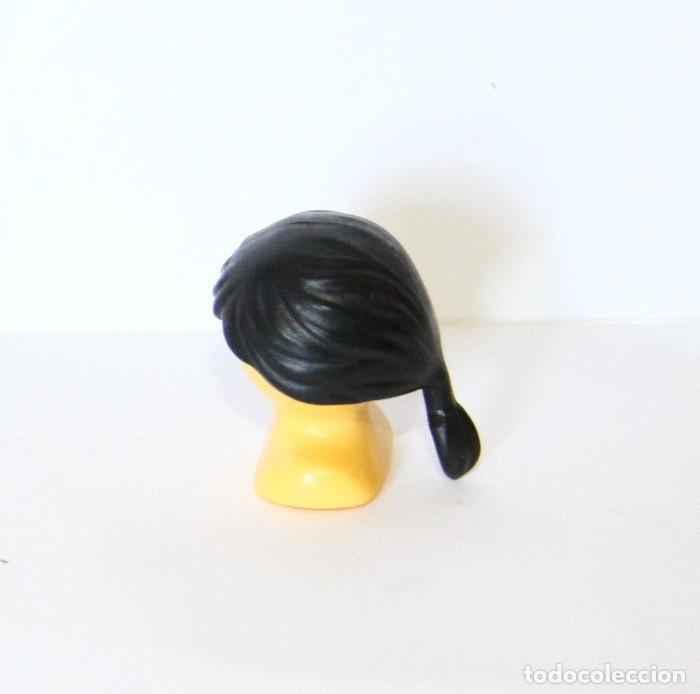 Playmobil: PLAYMOBIL MEDIEVAL PELO NEGRO MUJER CORTO PELUCA COLETA