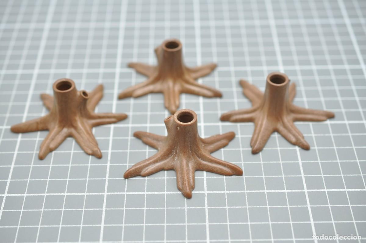 Playmobil: wsk077 Playmobil, 4 bases tronco