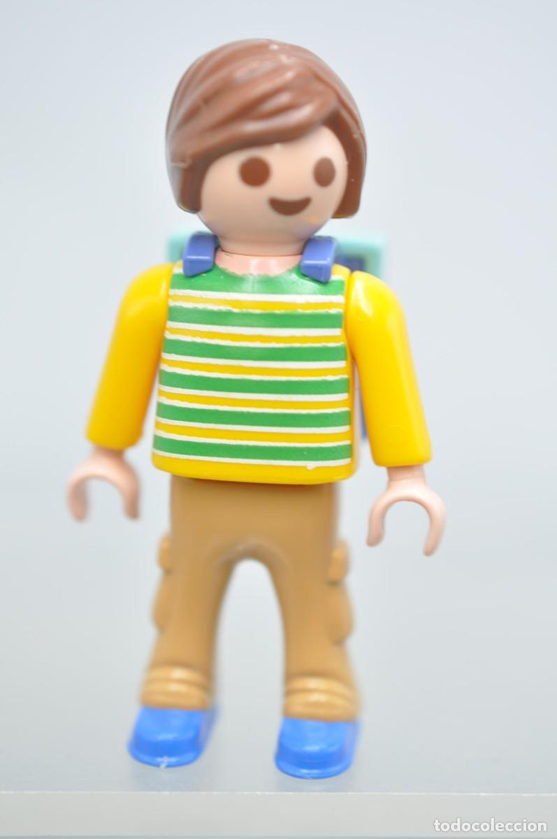 Playmobil: wsk077 Playmobil, ni&ntilde;o con mochila