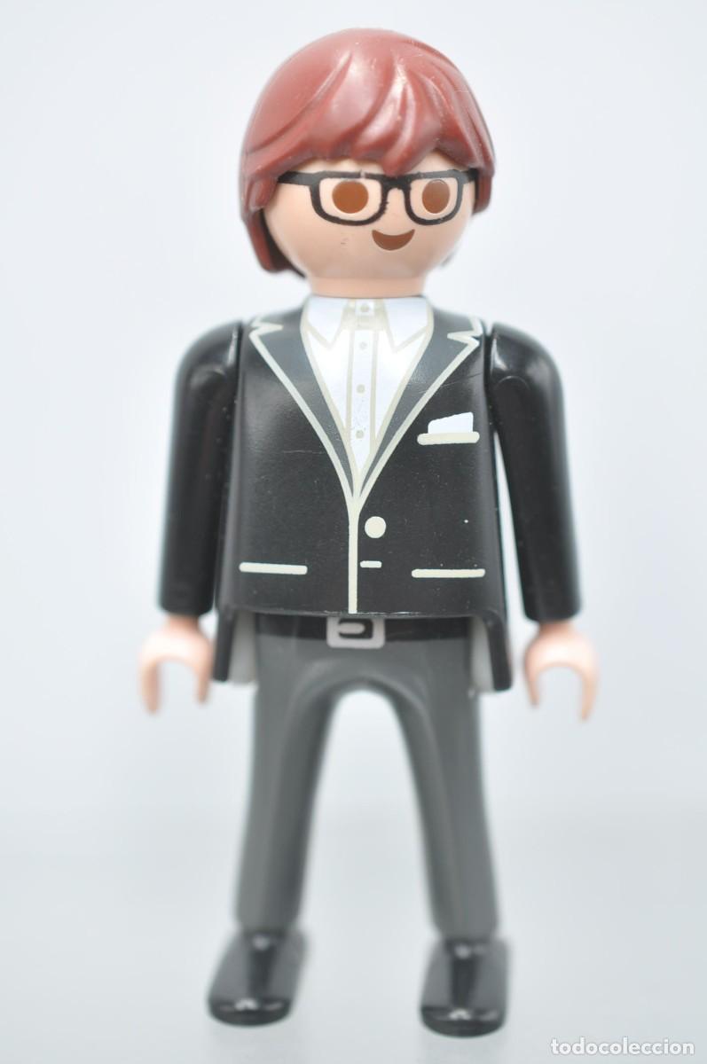 Playmobil: wsk077 Playmobil, figura hombre, traje
