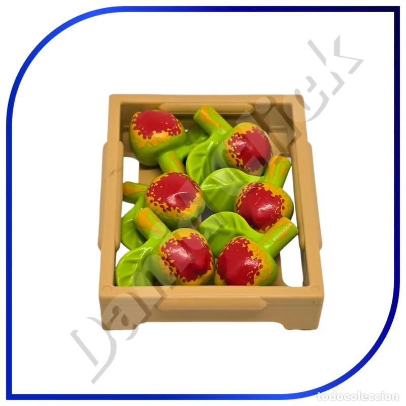 Playmobil: PLAYMOBIL MANZANAS CESTA FRUTAS GRANJA BEL&Eacute;N