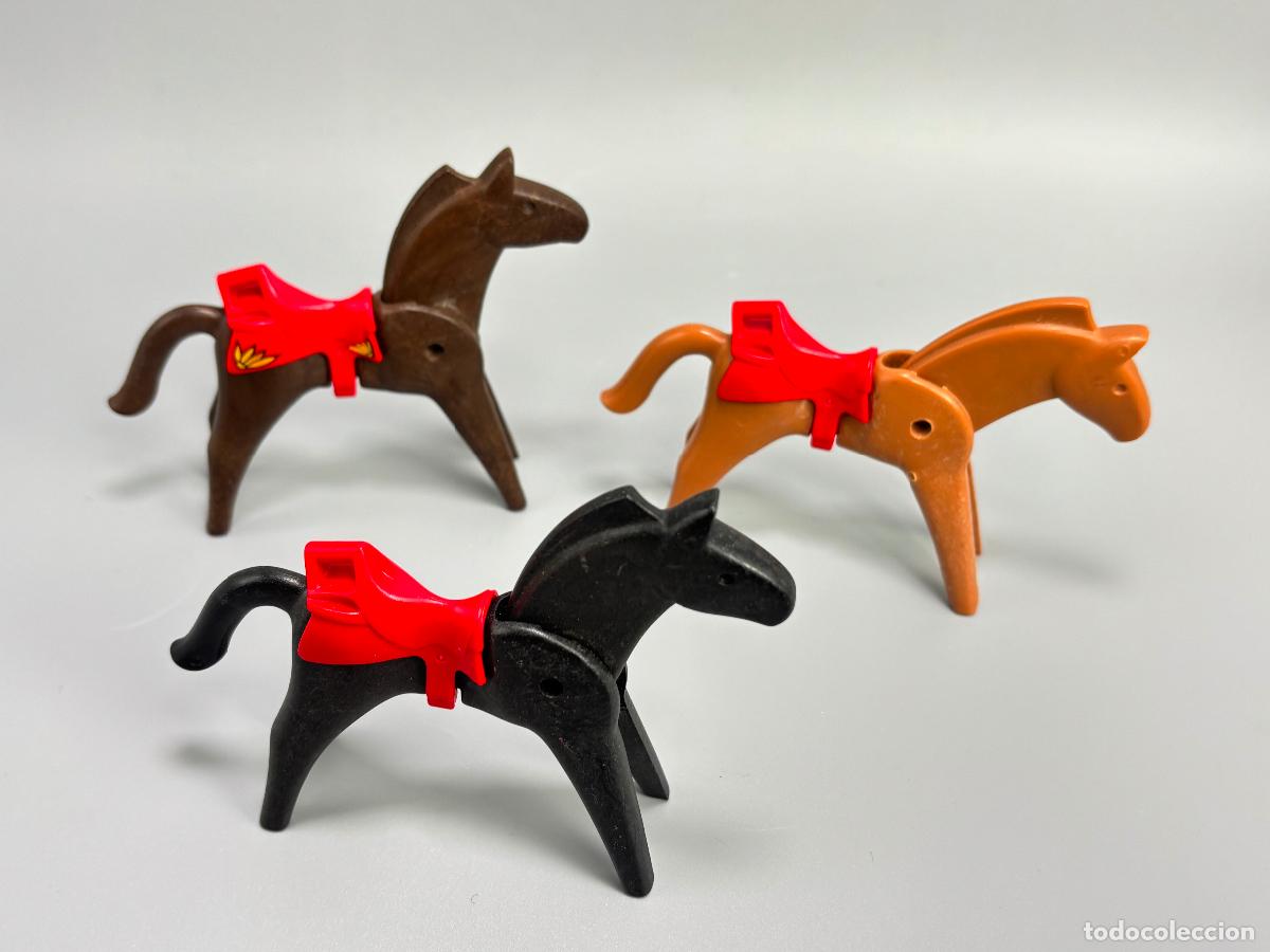 Playmobil: Playmobil lote caballo con silla de espect&aacute;culo