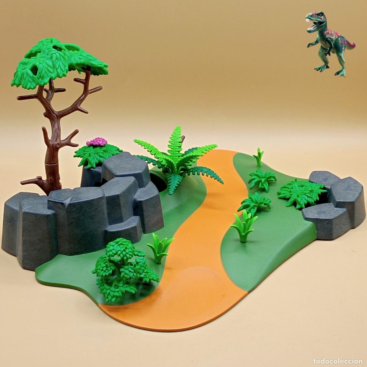 Playmobil: Playmobil camino parque bosque vegetacion arbusto planta diorama escenario paisaje