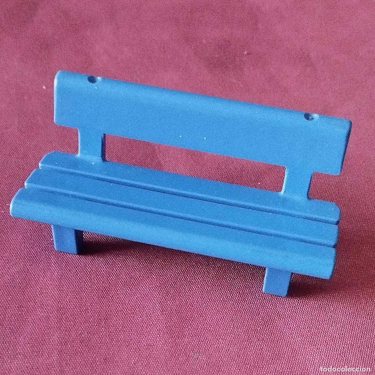 Playmobil: BANCO AZUL DE PARQUE O JARDIN - PLAYMOBIL