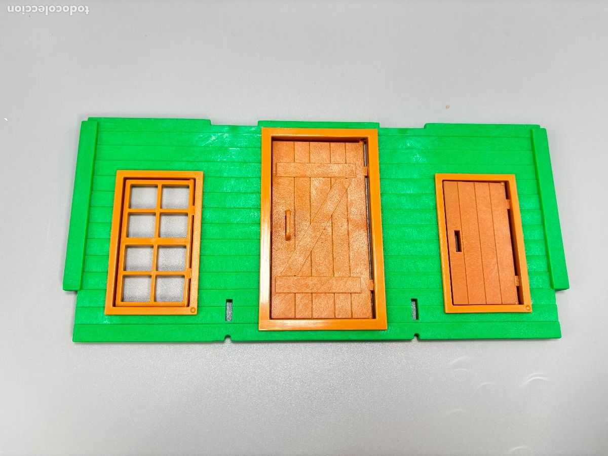 Playmobil: Playmobil 3462 pared fachada puerta ventana drug store