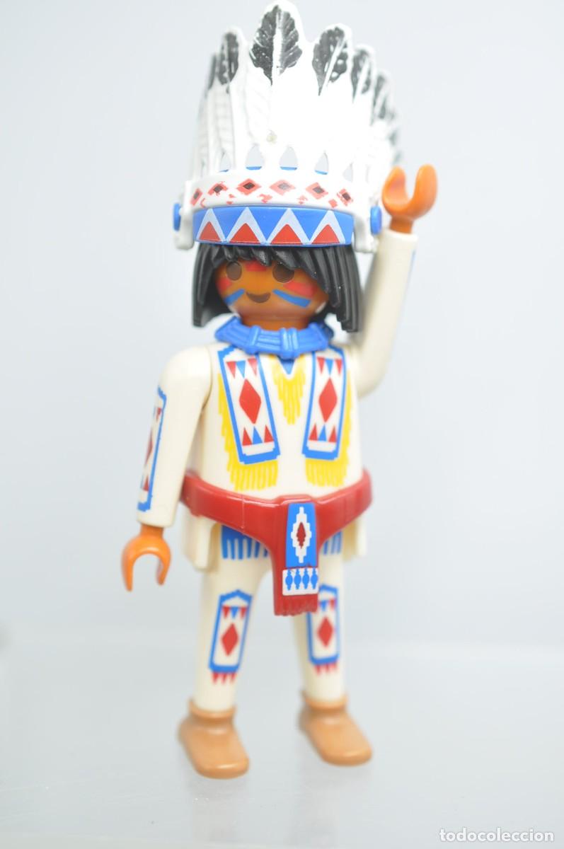 Playmobil: wsk078 Playmobil, figura hombre, indio