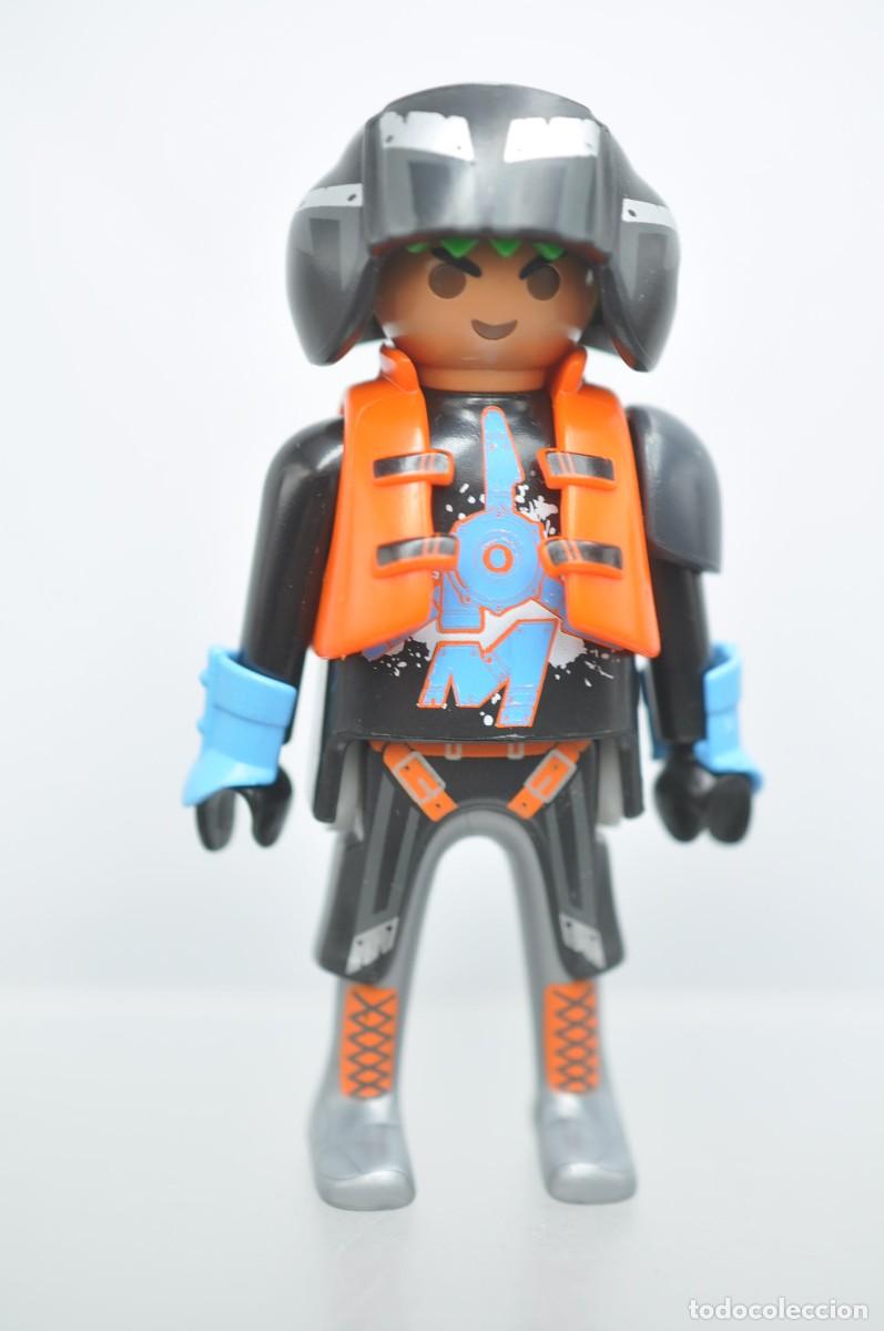Playmobil: wsk078 Playmobil, figura hombre, piloto