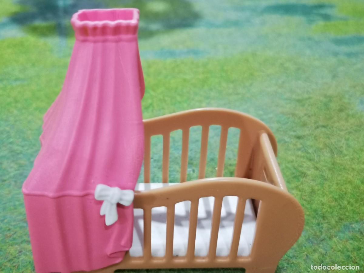 Playmobil: Playmobil cuna ca&ntilde;a beb&eacute; muebles casa pares ciudad Pil